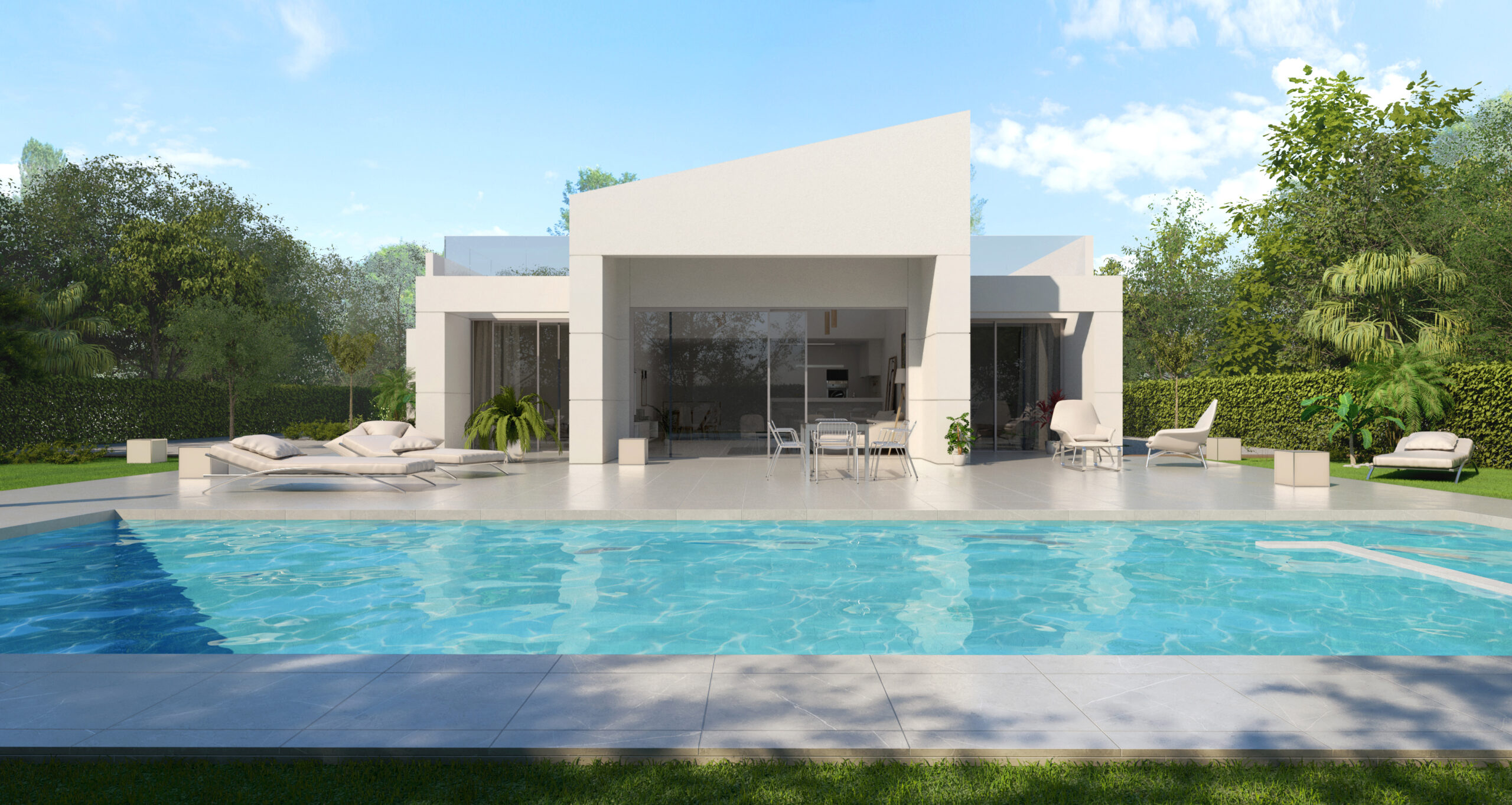 AMAZING 4-BED VILLA ON HUGE FRONT-LINE PLOT IN GOLF & WELLNESS RESORT