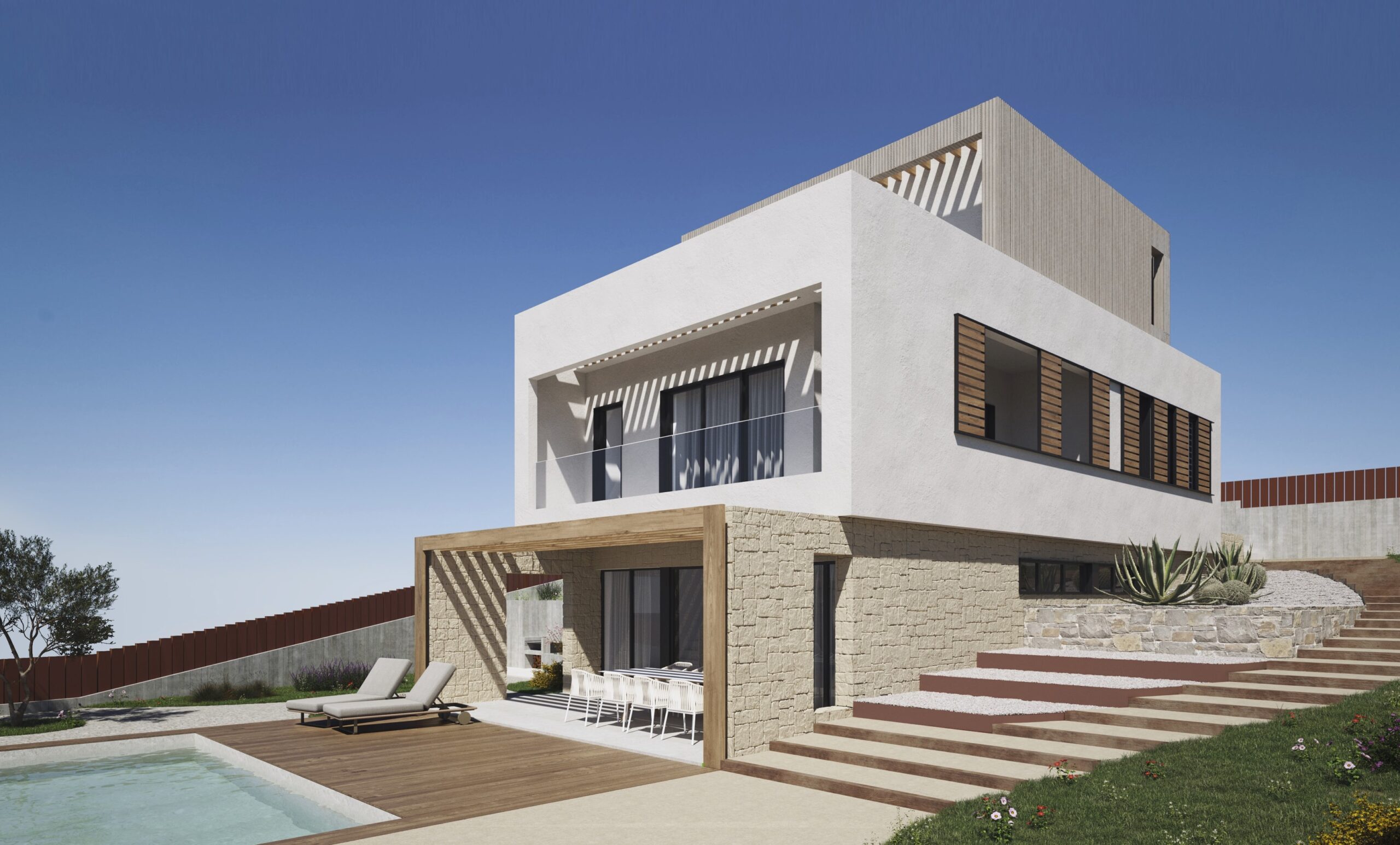 LUXURY 3-STOREY 4-BED MANSION ON LARGE SEA-VIEW PLOT