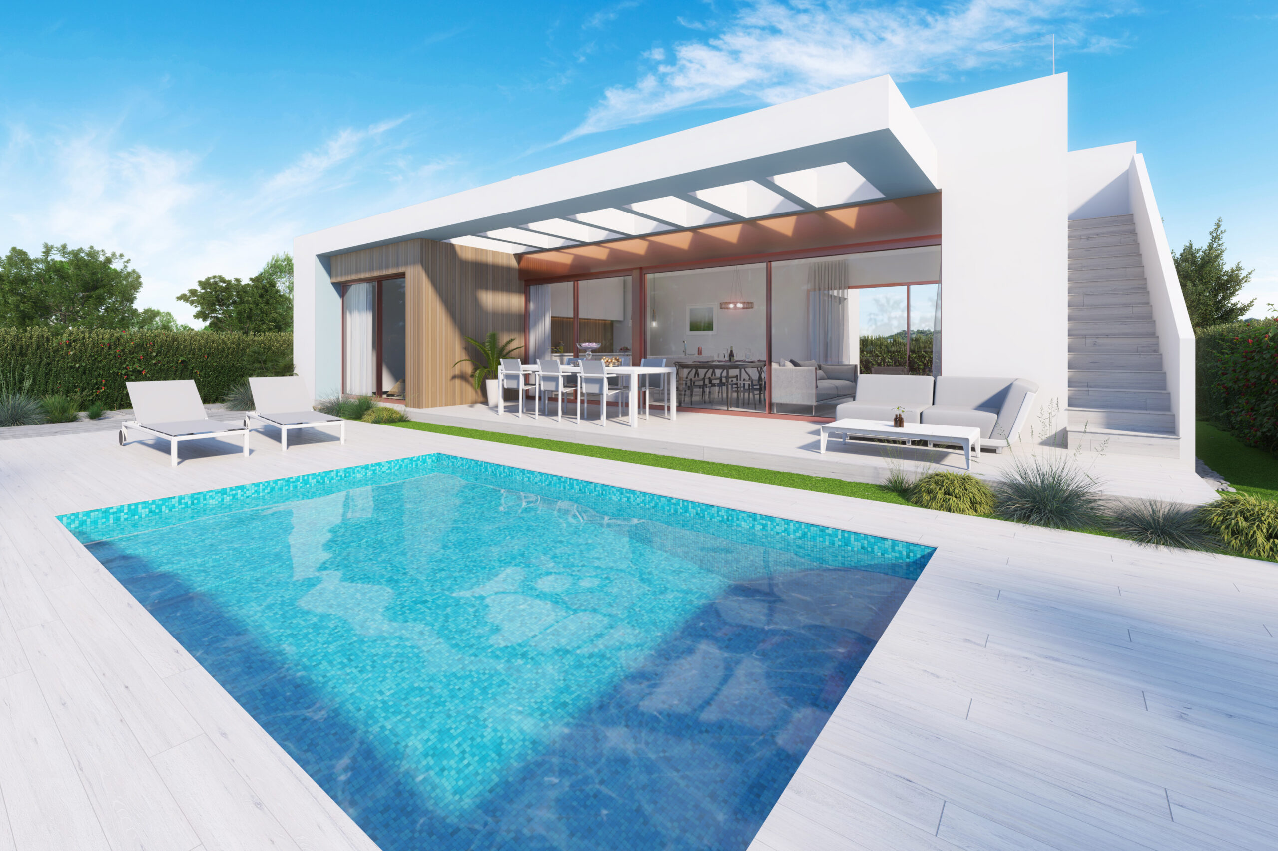 LUXURY NEW 3-BED GOLF VILLA WITH POOL & ROOFTOP SOLARIUM