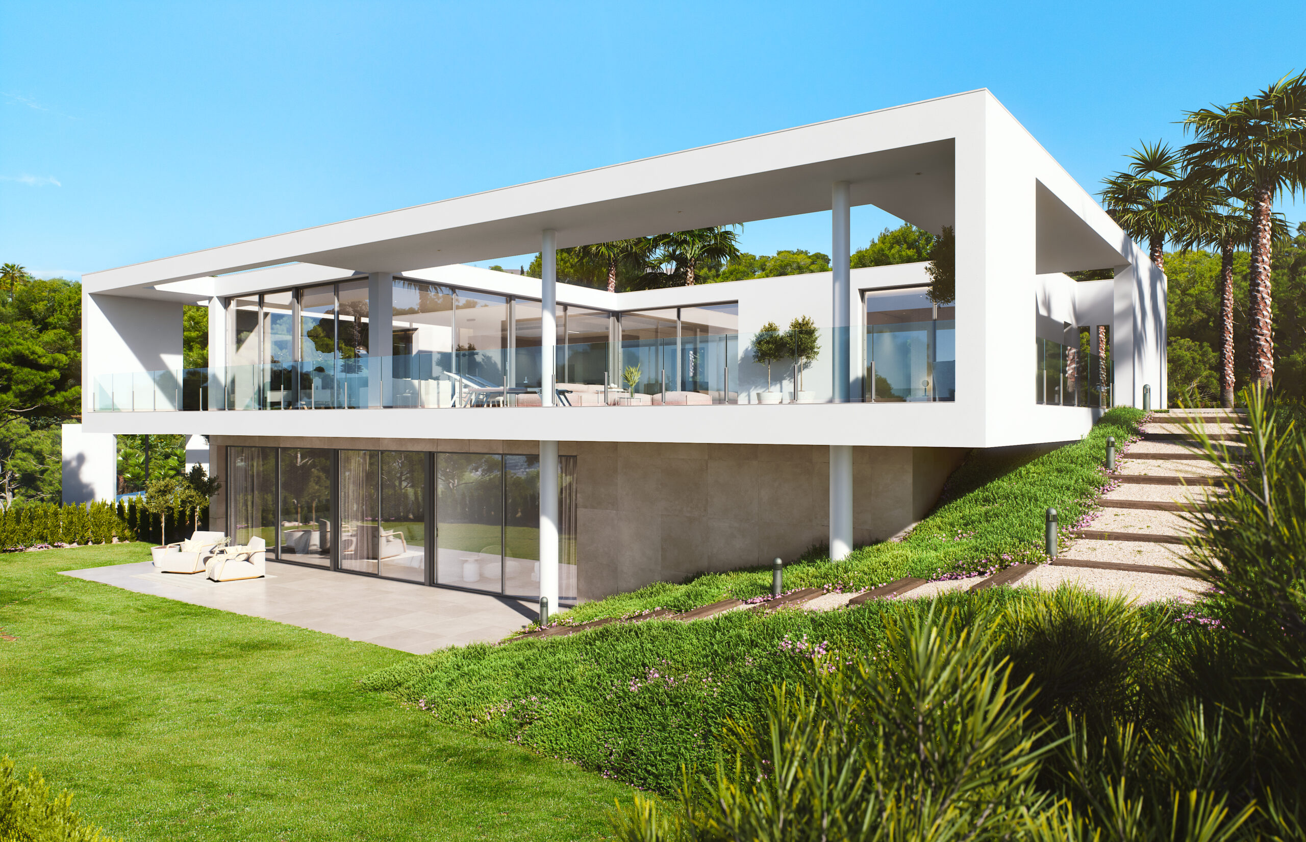 FUTURISTIC 4-BED VILLA & POOL ON LAS COLINAS GOLF RESORT