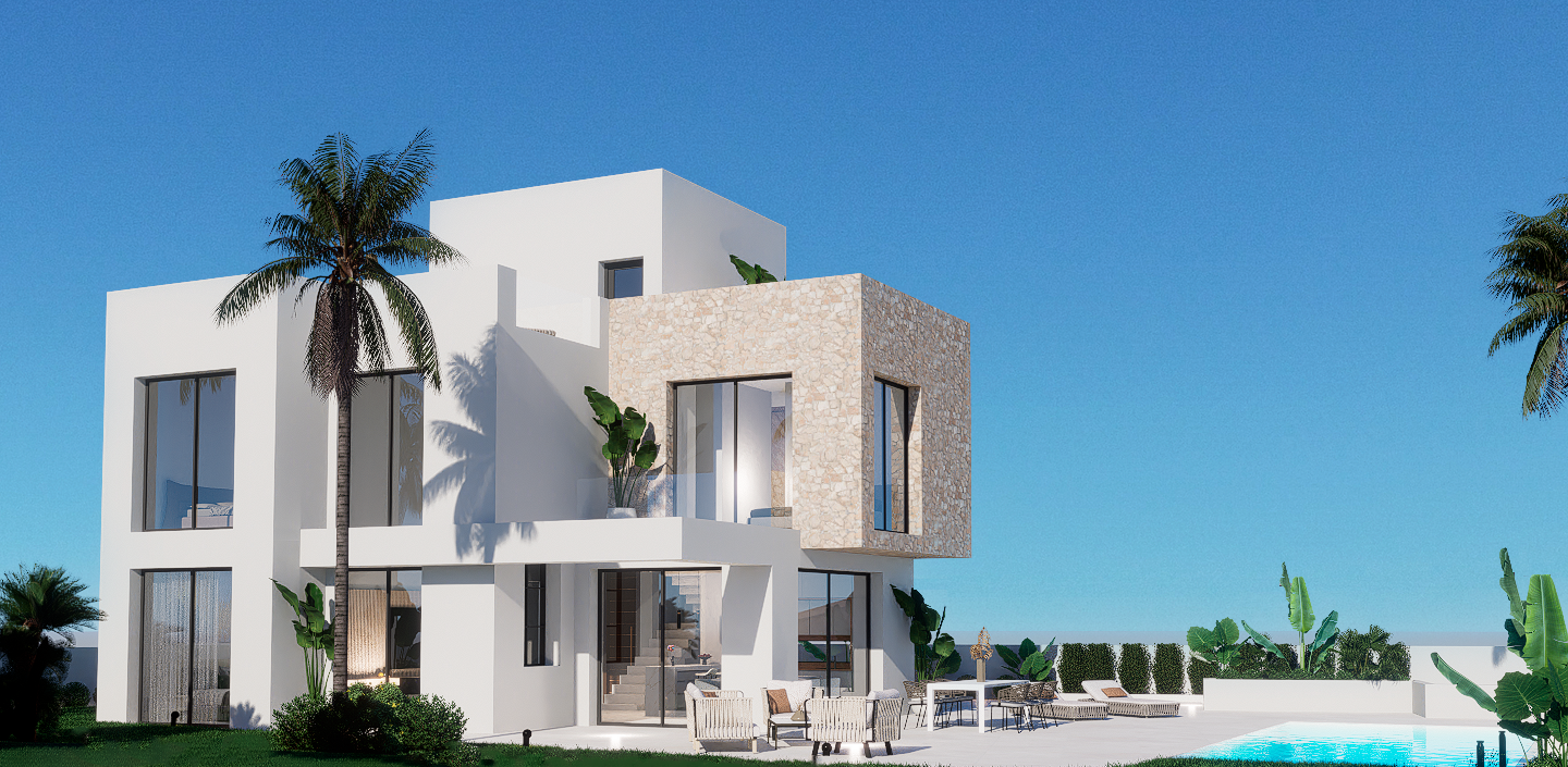 LUXURY 3-BED MODERN VILLA WITH POOL & OPTIONAL LIFT