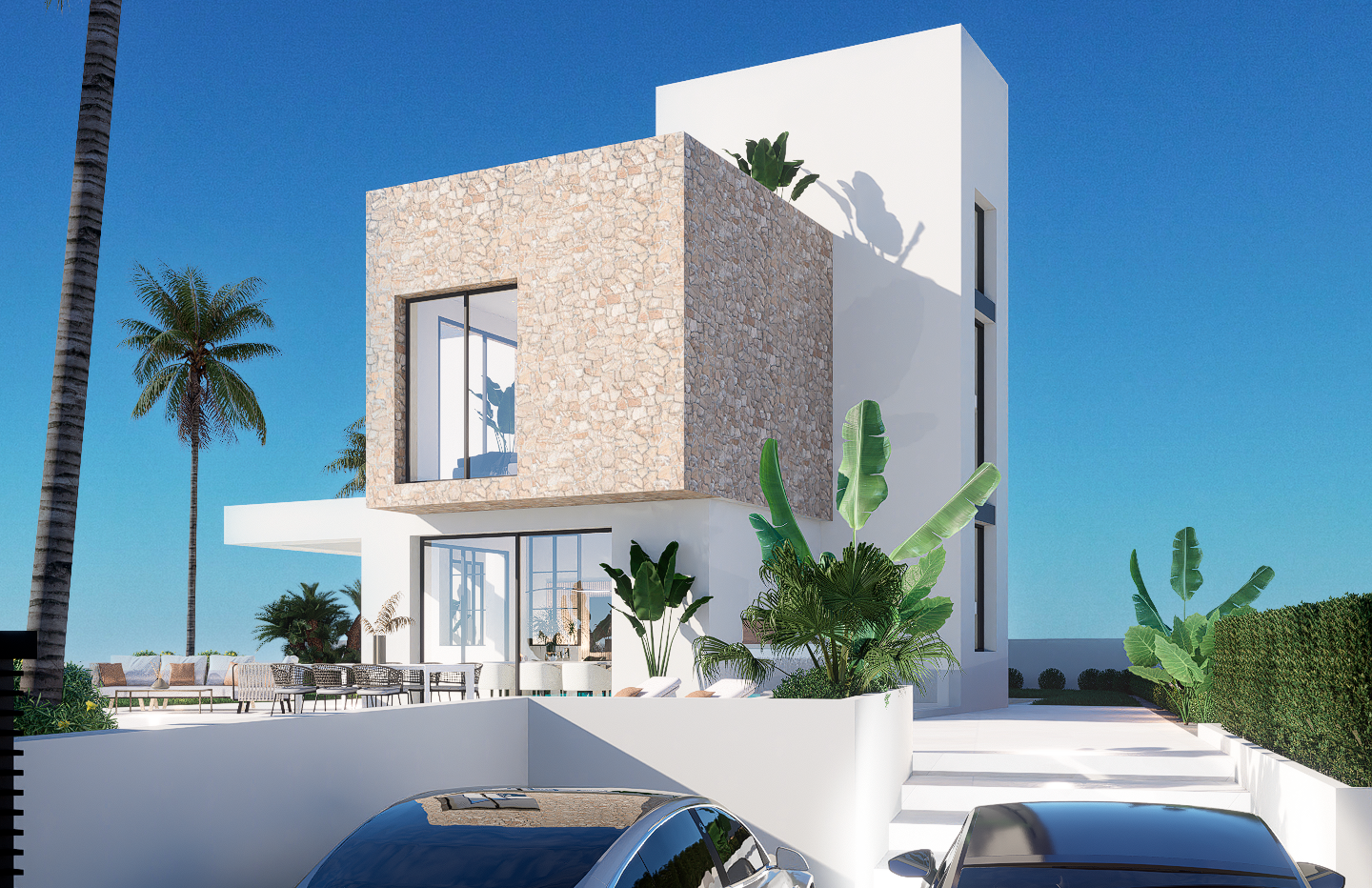 LUXURY 4-BED MODERN VILLA WITH POOL & OPTIONAL LIFT