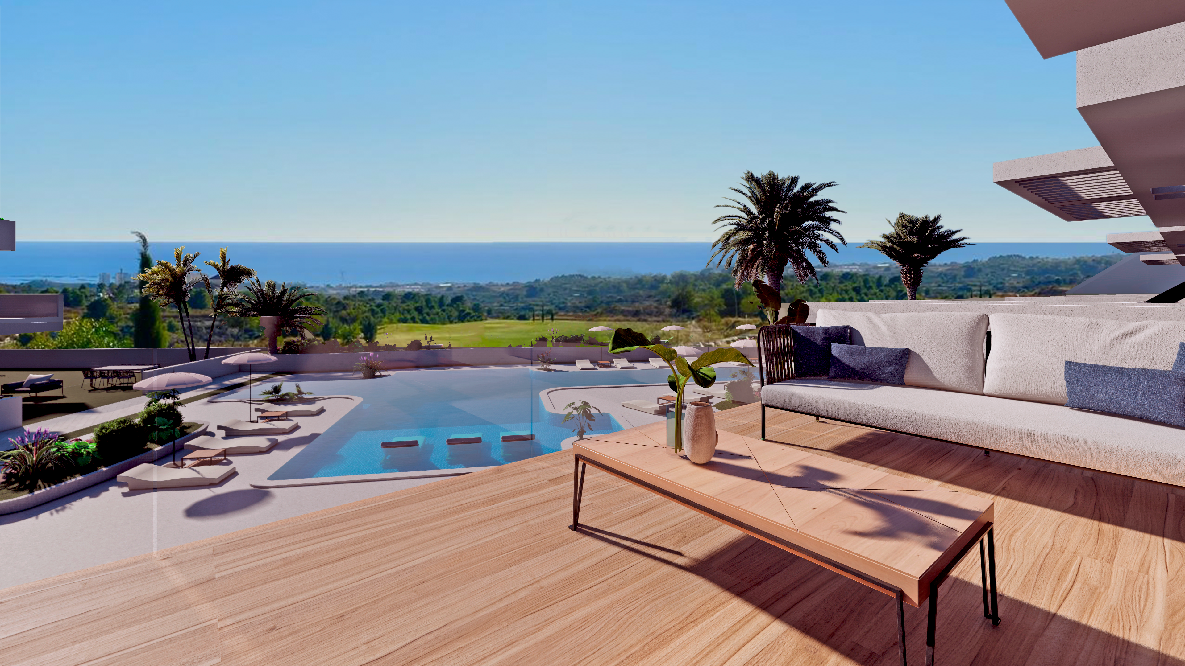 LUXURY BUNGALOWS & SEA-VIEW PENTHOUSE DUPLEXES ON GOLF RESORT