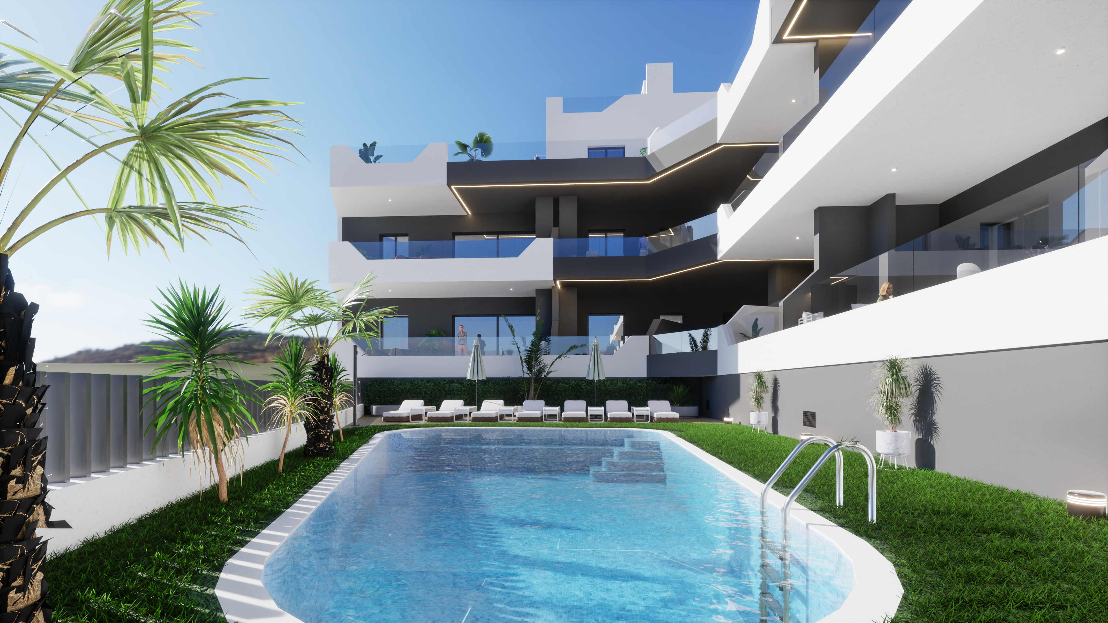 MODERN NEW APARTMENTS WITH VIEWS IN HEART OF BENIJÓFAR