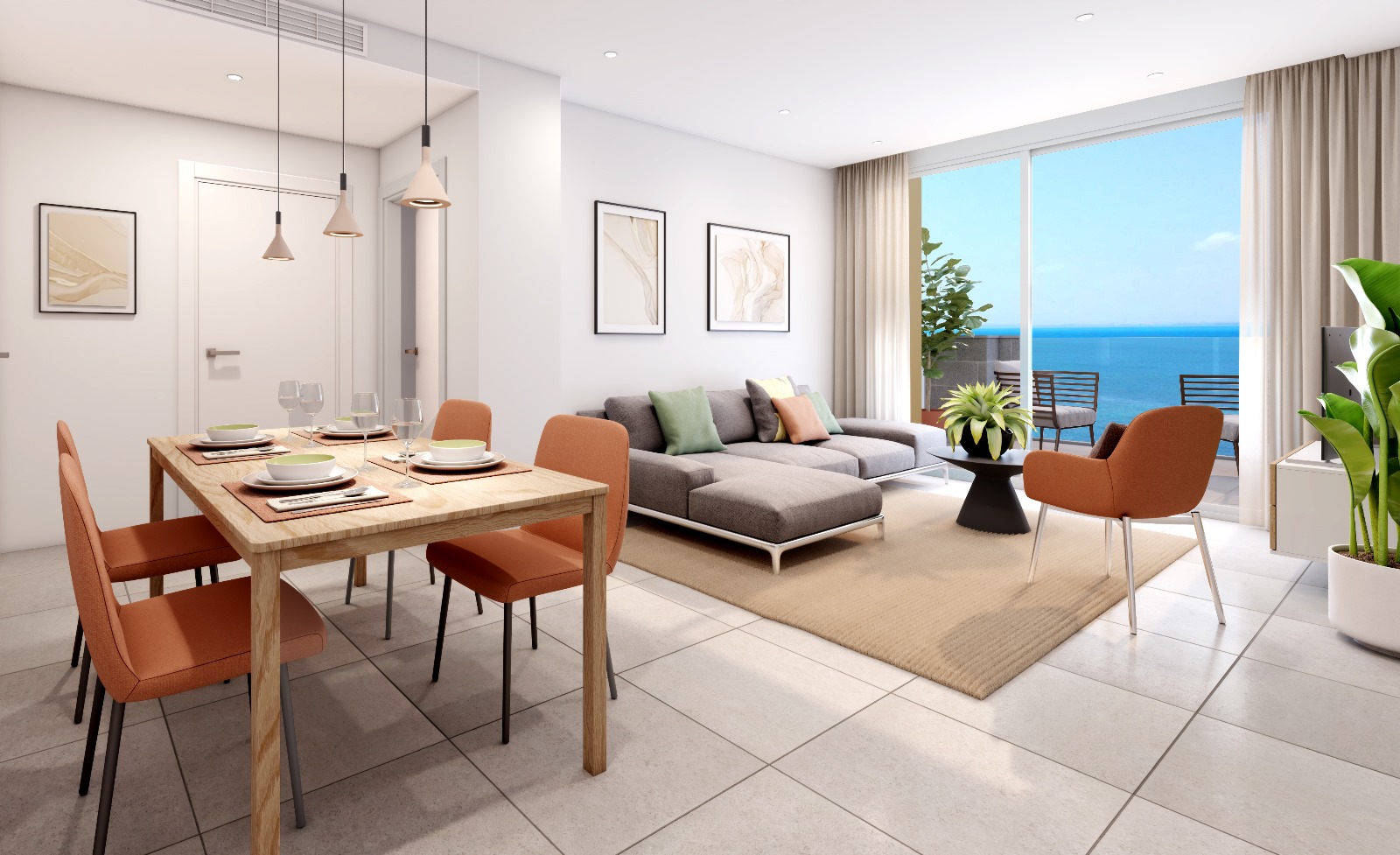 SOUTH-FACING LUXURY 2-BED BEACH APARTMENTS ON LA MANGA