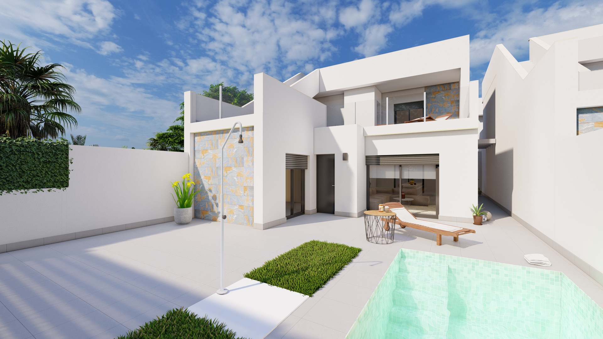 NEW 3-BED POOL VILLA WITH SOLARIUM ON RODA GOLF