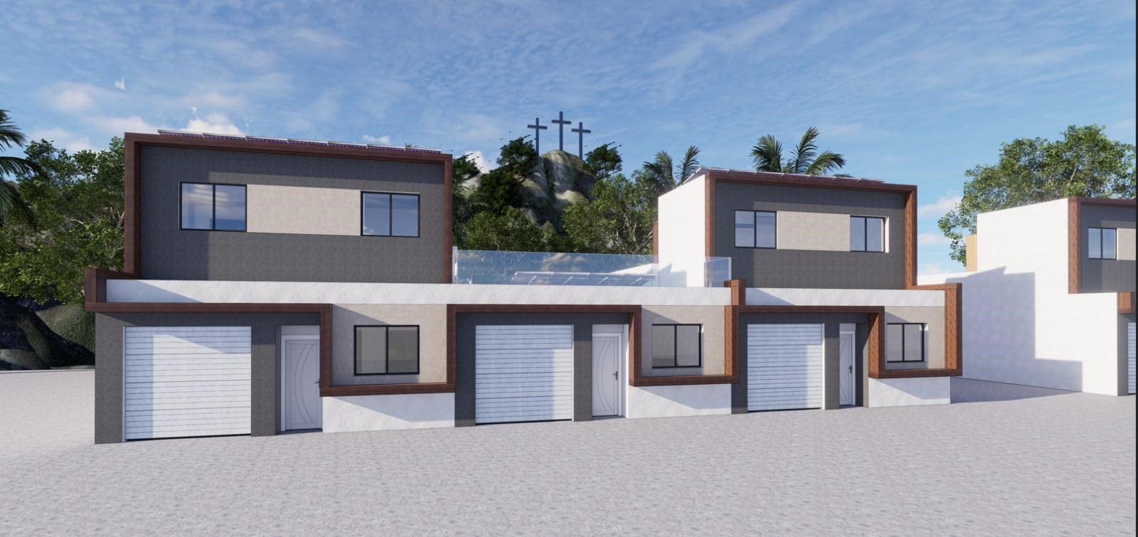 MODERN 2-BED TOWNHOUSE WITH POOL & GARAGE IN ROJALES CENTRE