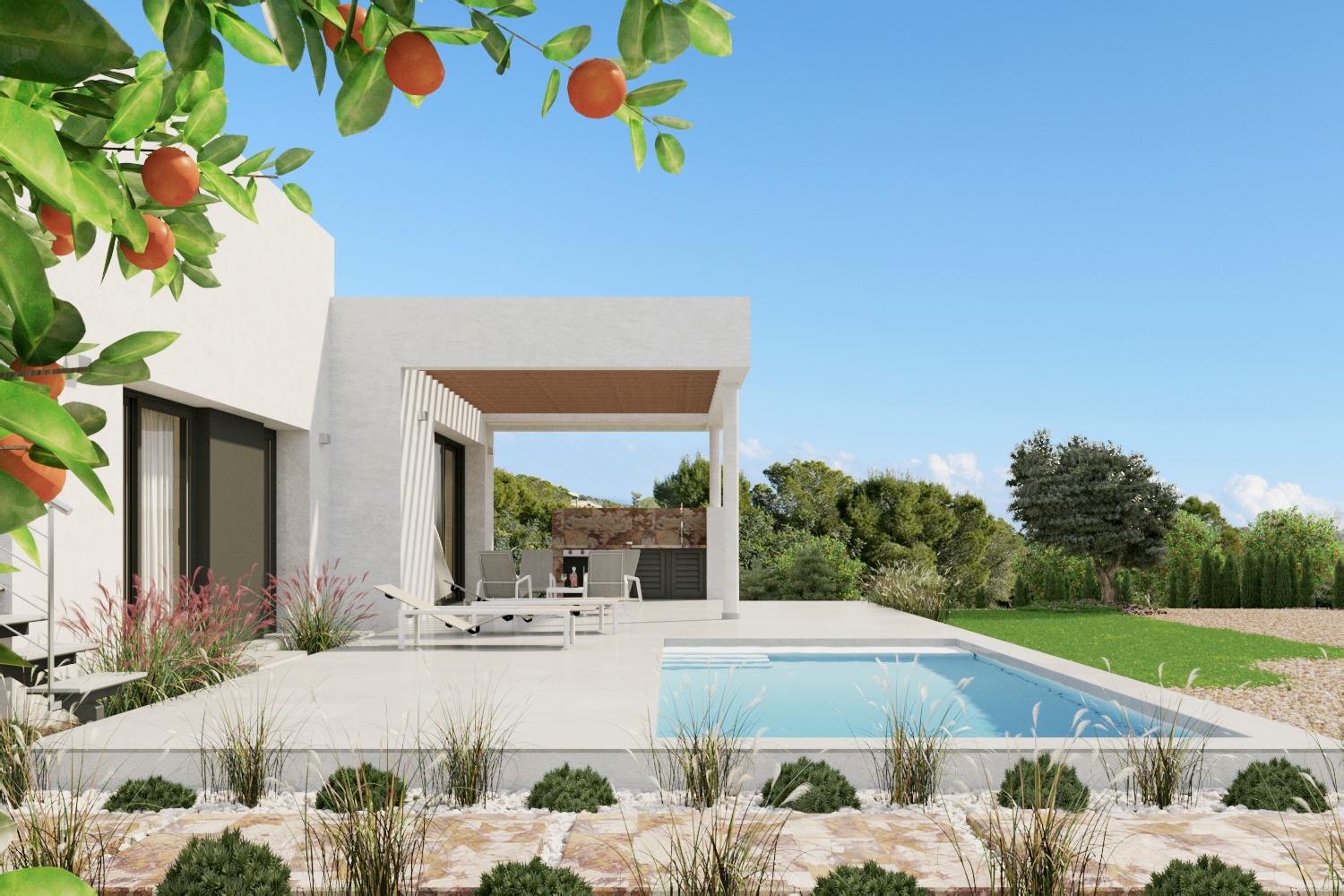 SPACIOUS 3-BED VILLA WITH POOL ON LARGE PLOT IN LAS COLINAS