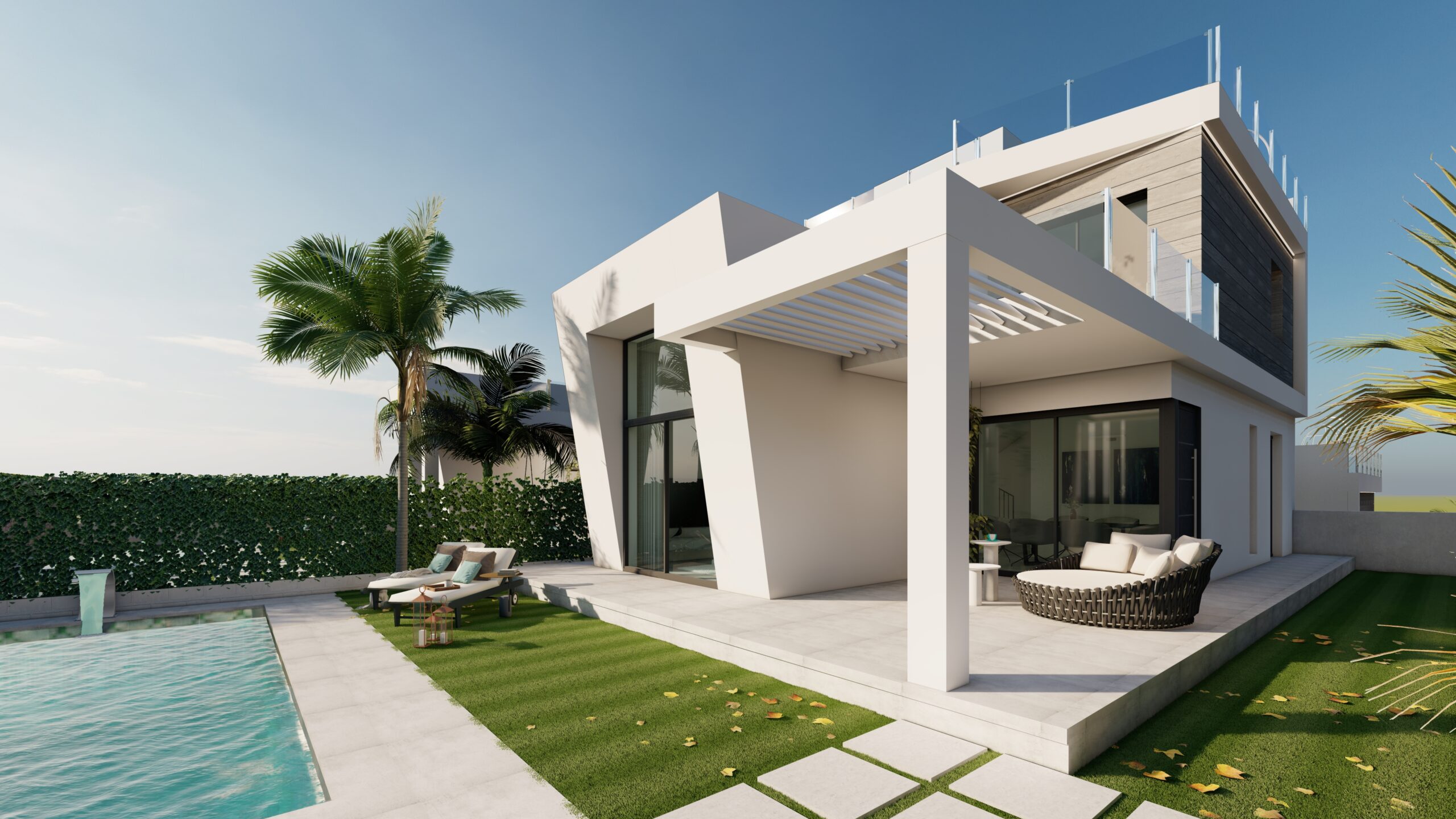 CONTEMPORARY 3-BED VILLA WITH OUTSTANDING VIEWS