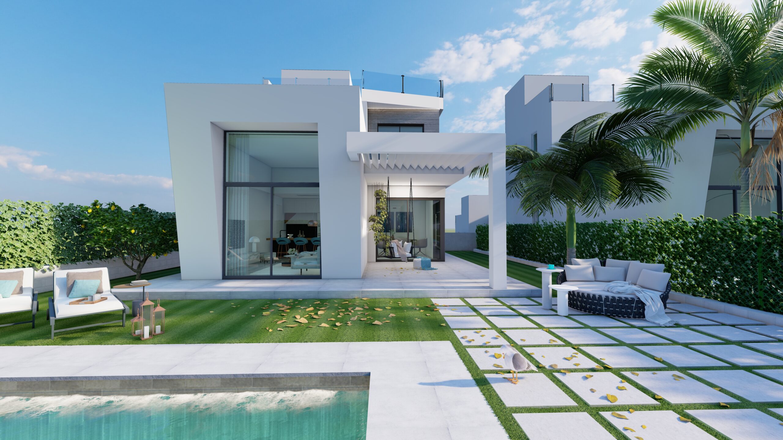 CONTEMPORARY 3-BED VILLA WITH OUTSTANDING VIEWS