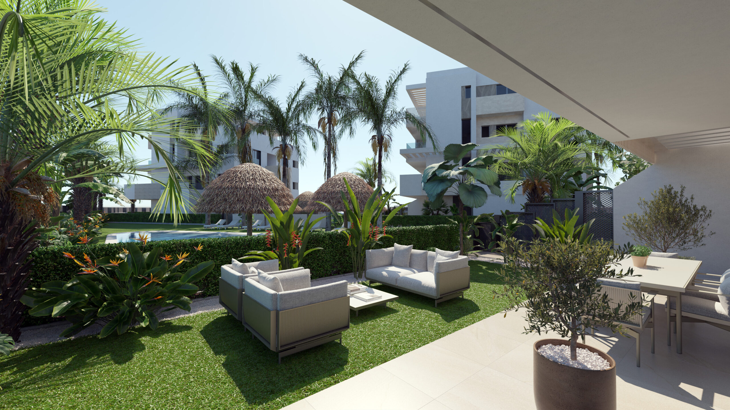 LUXURY 3-BED GARDEN APARTMENTS & PENTHOUSES ON AMAZING RESORT