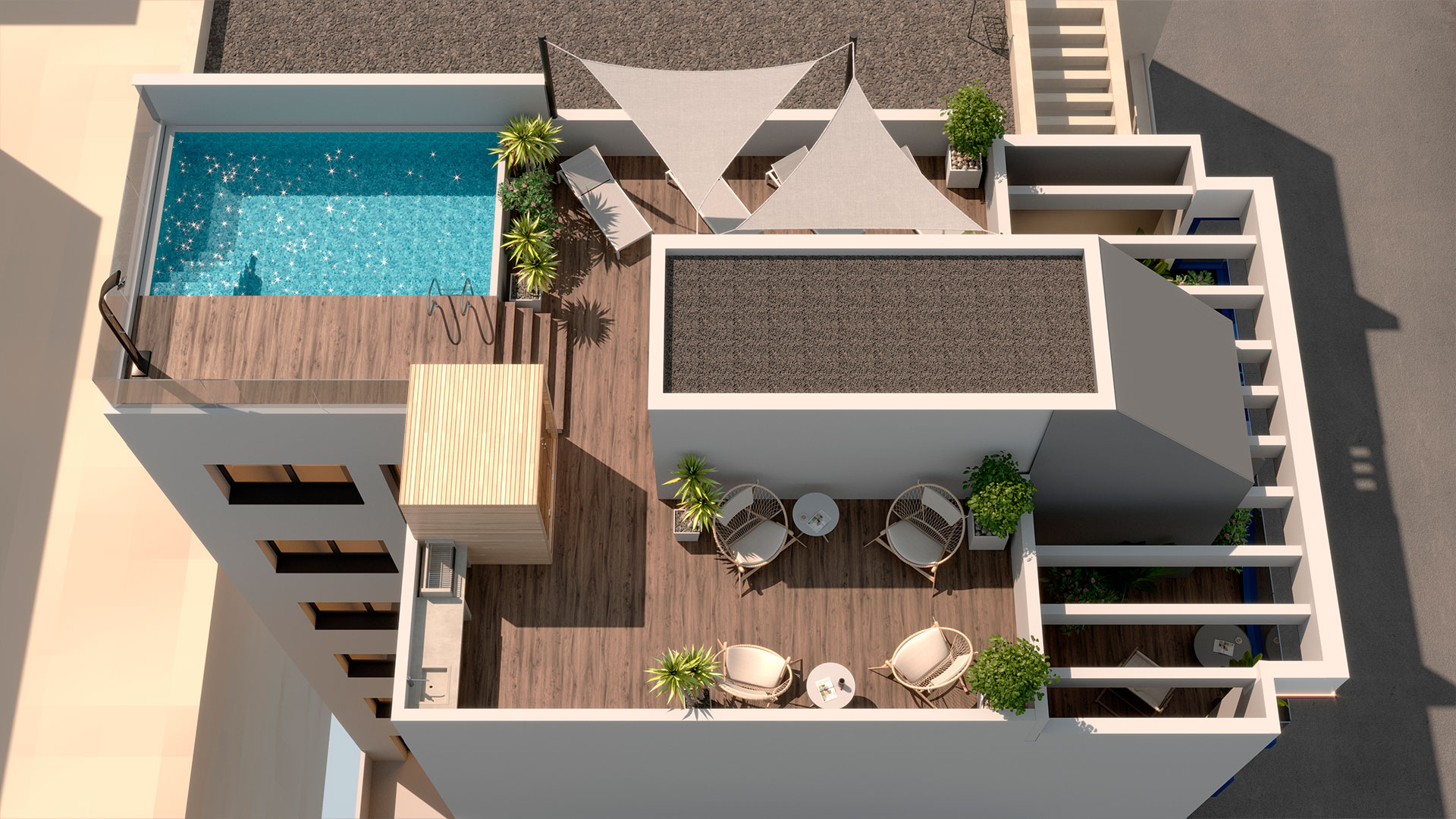 FULLY-FURNISHED APARTMENTS & PENTHOUSES 150m FROM TORREVIEJA BEACH