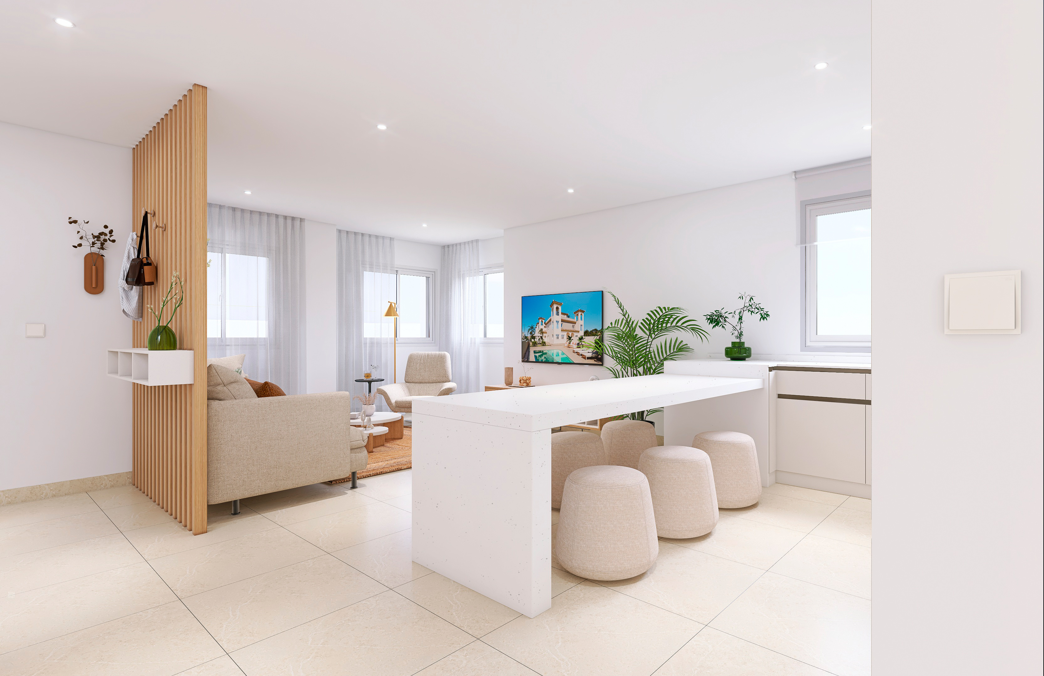 AMAZING 4-BED 4-STOREY QUAD-VILLA IN BIGASTRO