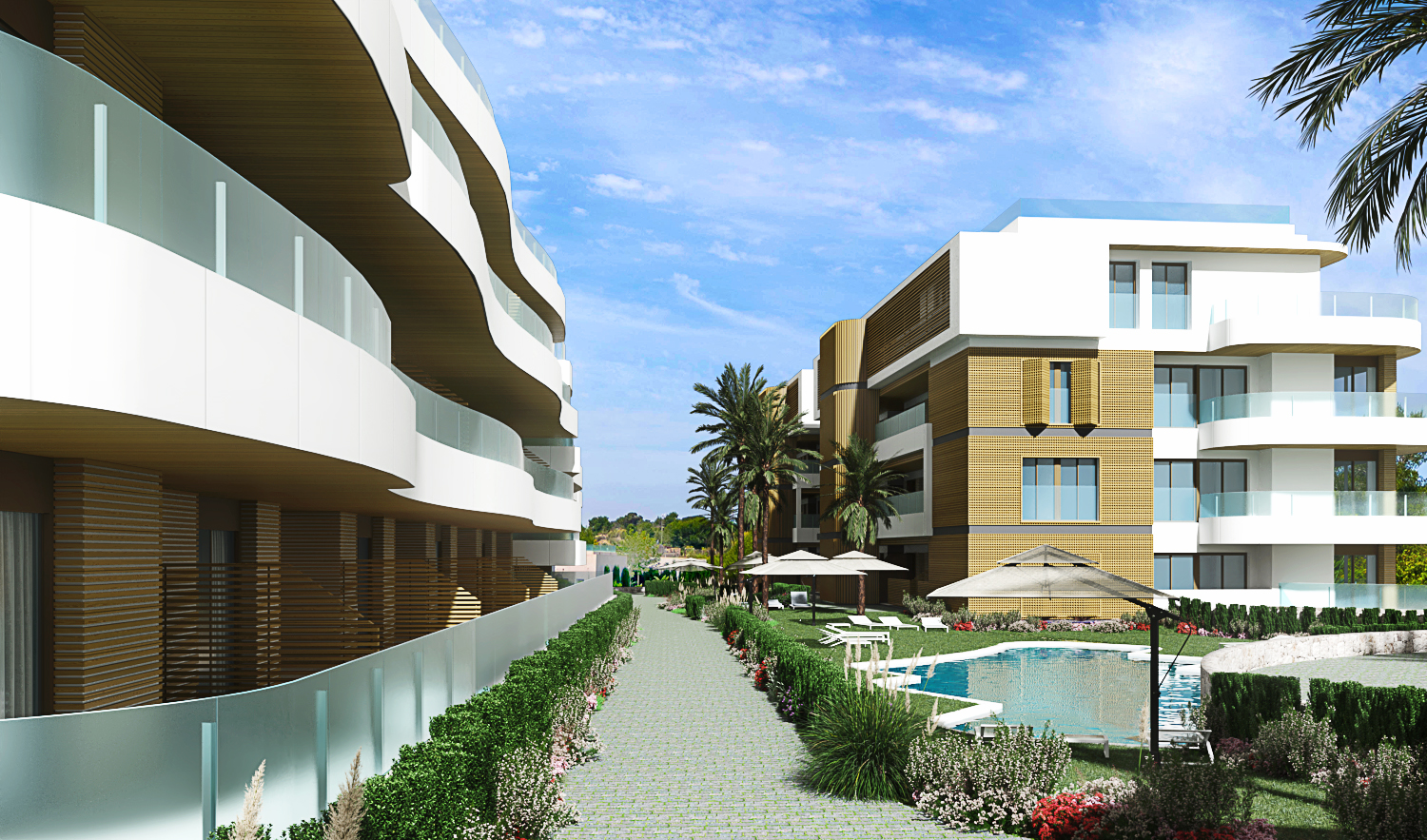 BRAND-NEW MODERN 4-BED SEA VIEW APARTMENTS AT PLAYA FLAMENCA