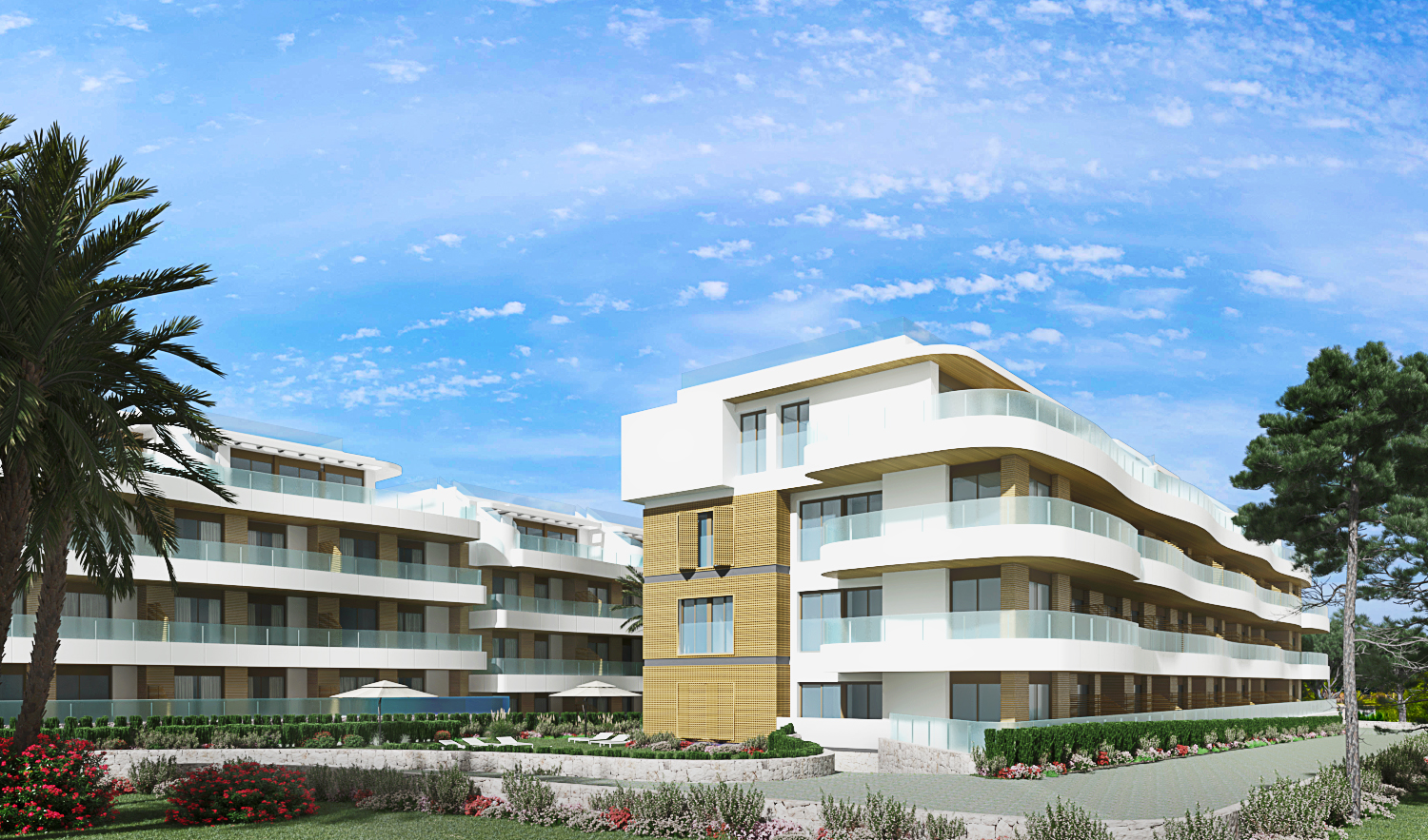 BRAND-NEW MODERN SEA VIEW APARTMENTS AT PLAYA FLAMENCA
