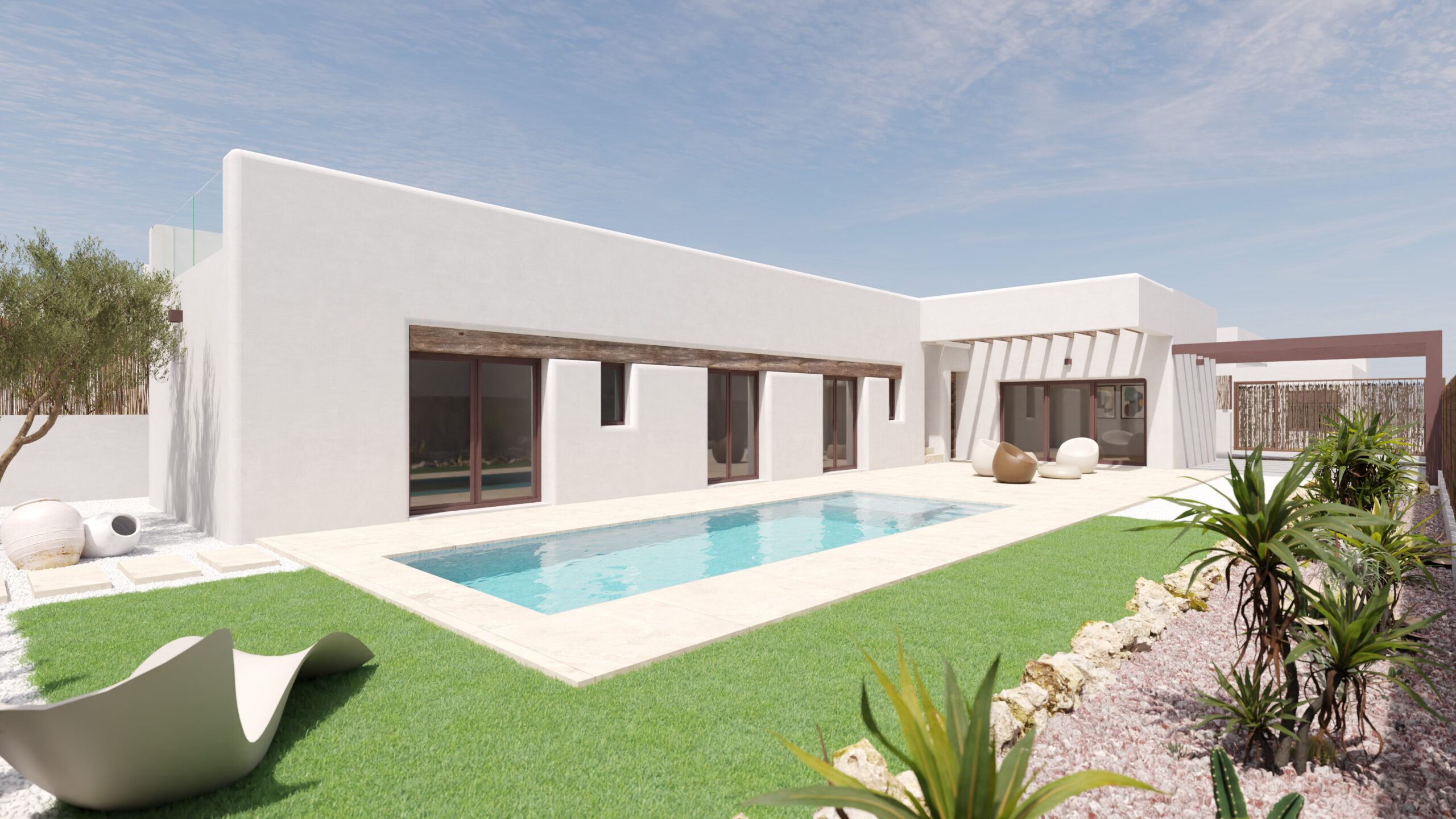 LUXURY FRONT-LINE GOLF VILLA WITH SOLARIUM AT LA FINCA