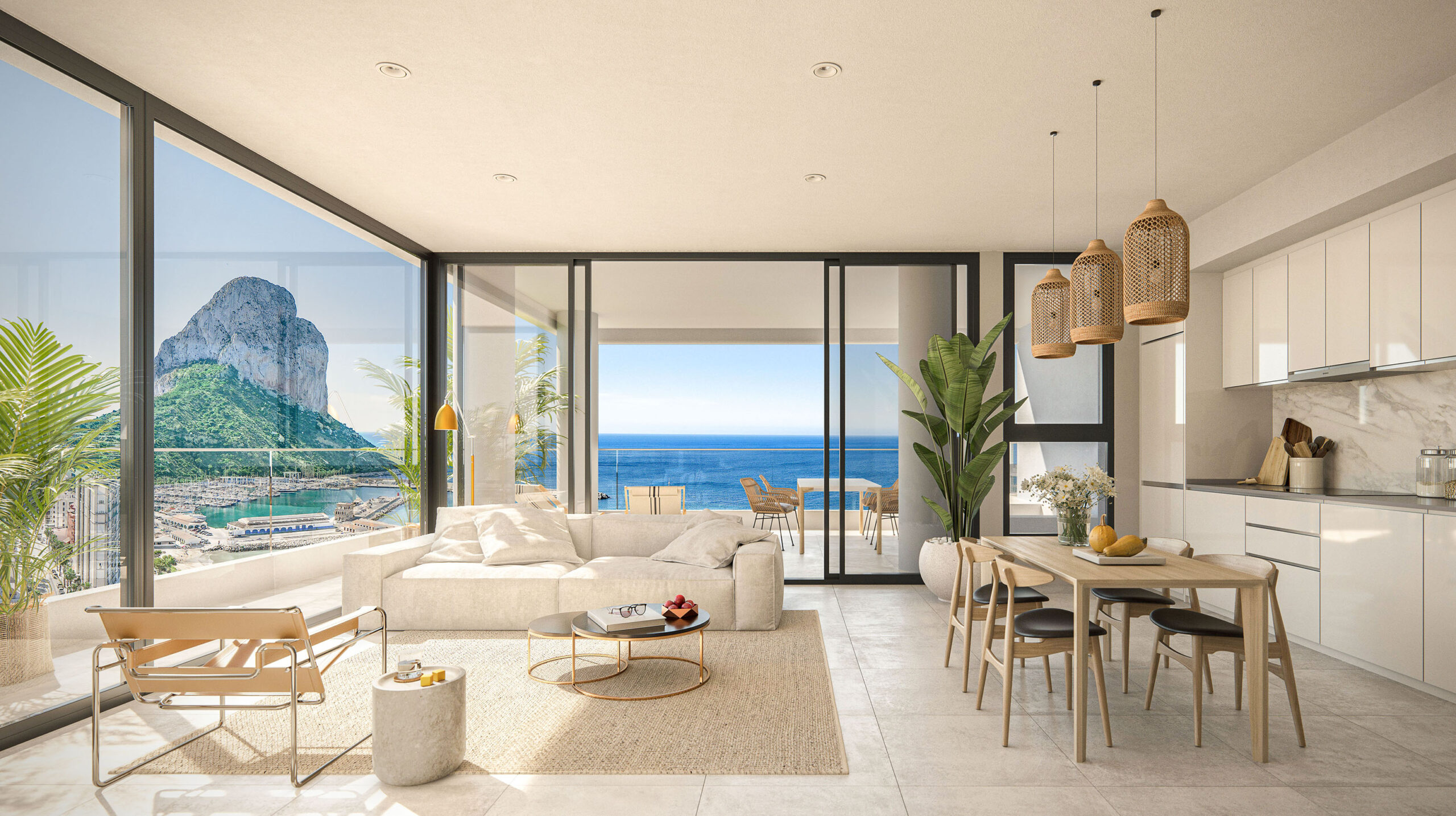 WORLD-CLASS VIEWS FROM NEW COASTAL HOMES IN CALPE