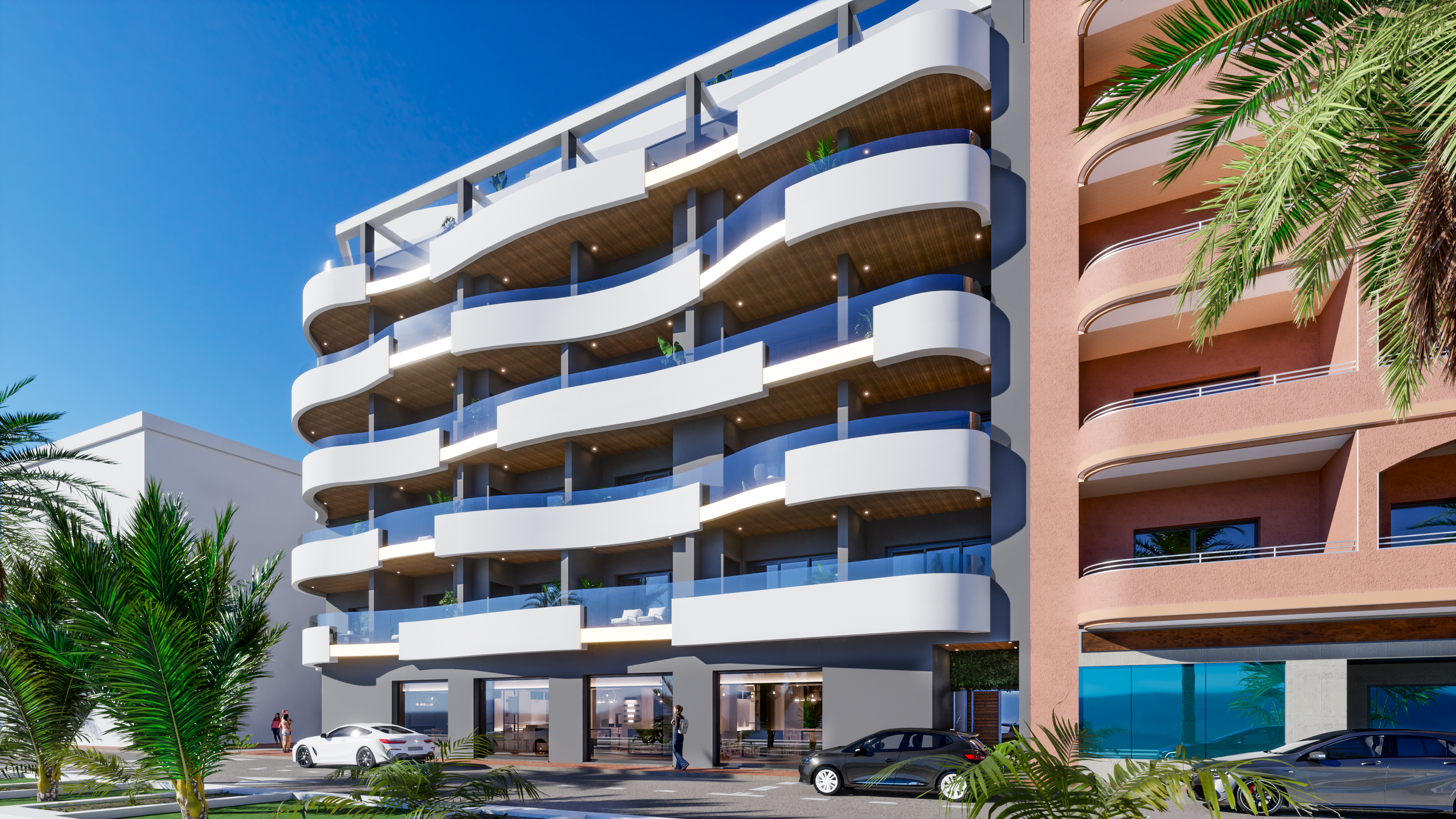 ART-DECO STYLE 3-BED PENTHOUSES BY TORREVIEJA PROMENADE
