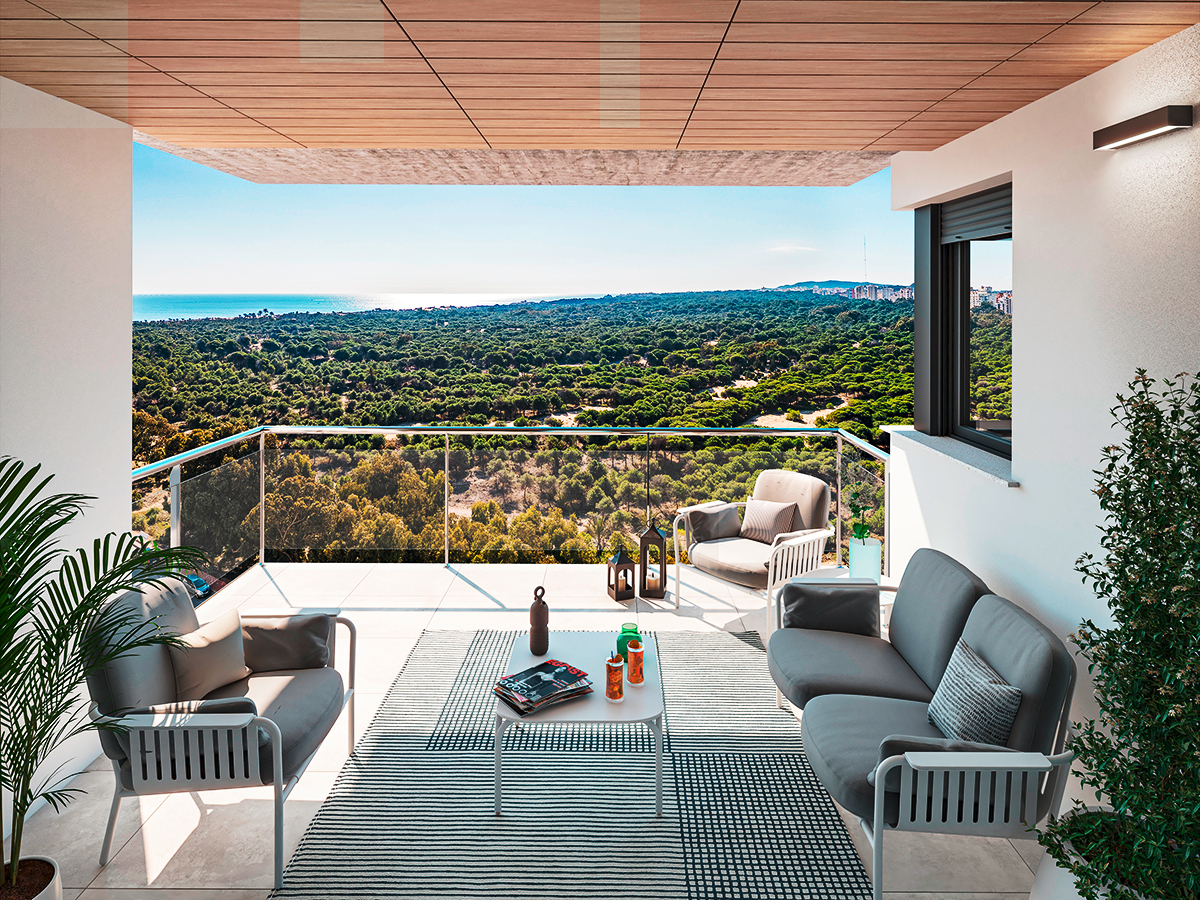 STUNNING OCEAN VIEWS FROM MODERN 2-BED APARTMENT