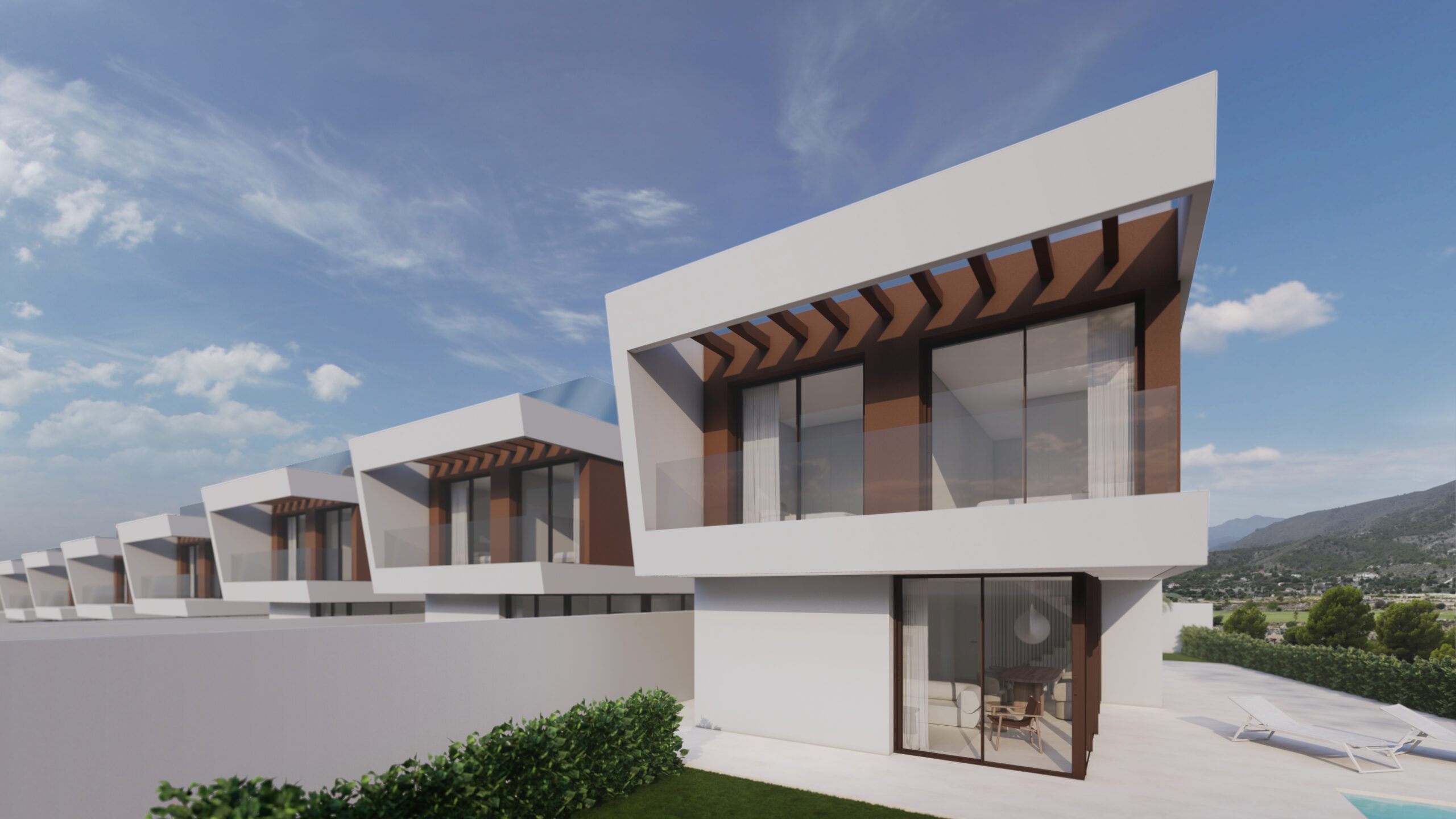 CONTEMPORARY 3-BED SEA-VIEW VILLA WITH INFINITY POOL & SOLARIUM