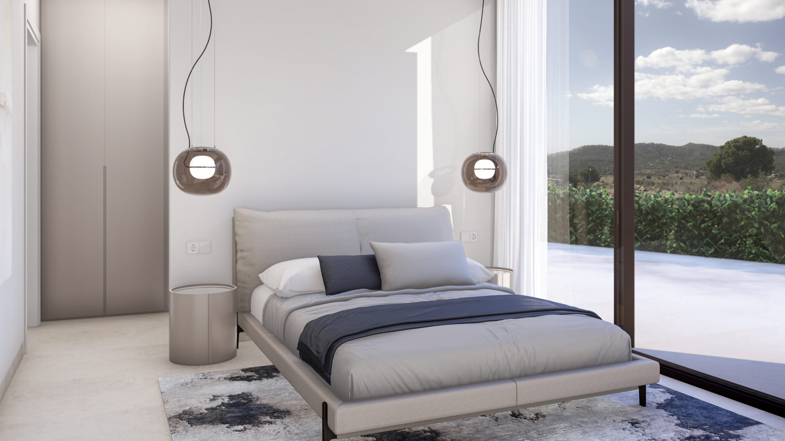 CONTEMPORARY 3-BED SEA-VIEW VILLA WITH INFINITY POOL & SOLARIUM