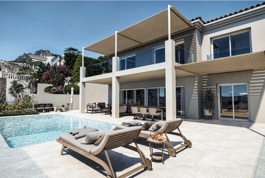 REMODELLED LUXURY OCEAN-VIEW VILLA WITH POOL IN ALTEA HILLS