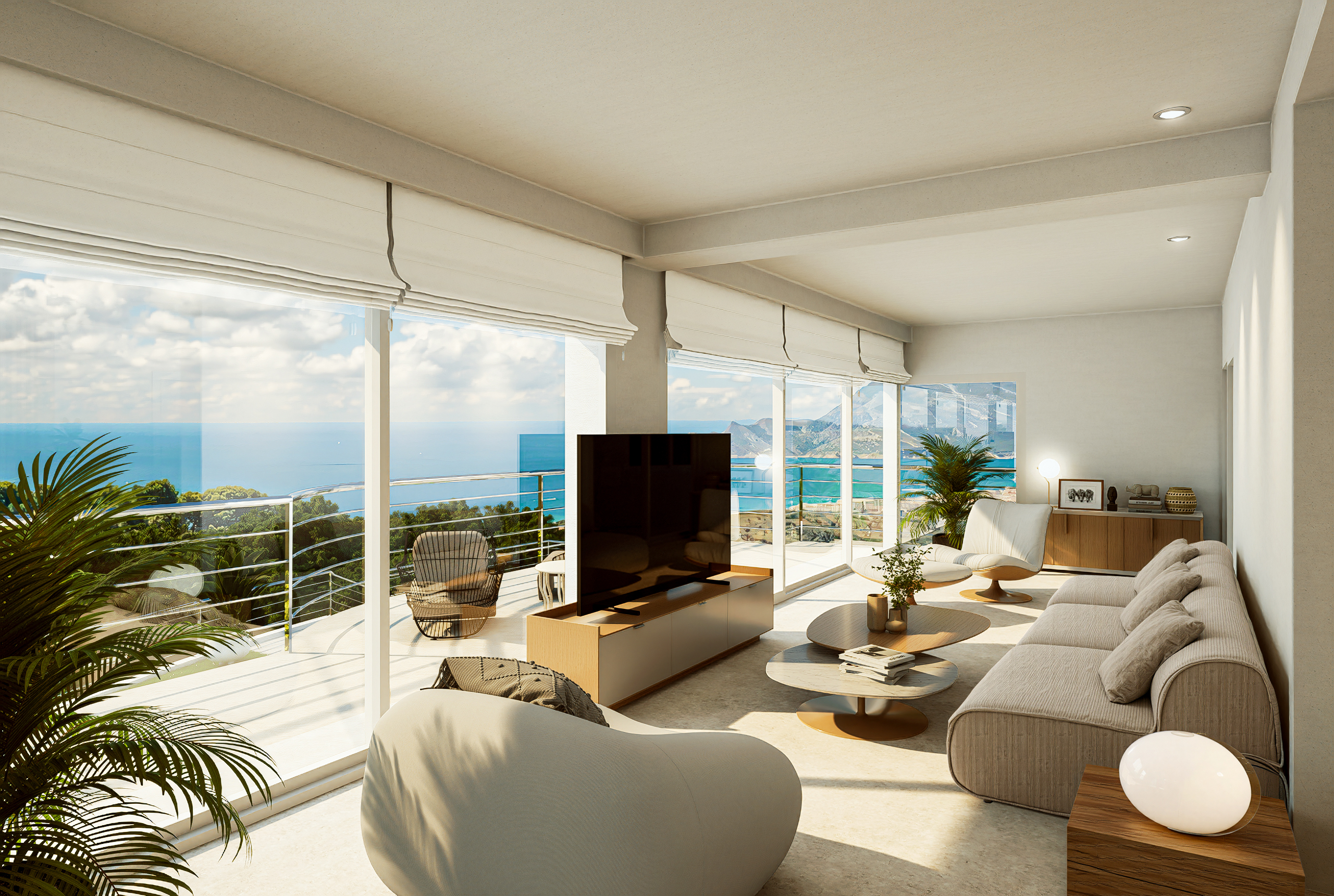THE 4-BED ‘ROUND-HOUSE’ LUXURY VILLA LESS THAN 10min TO ALTEA BEACHES